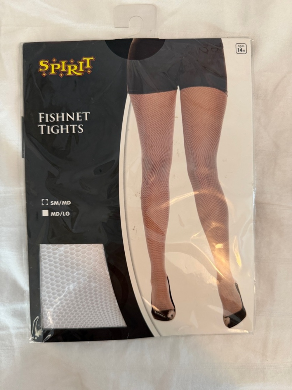 Spirit White Fishnet Tights - Women's Hosiery